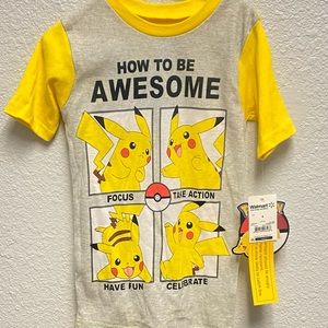 Pokemon pajamas 2pc set